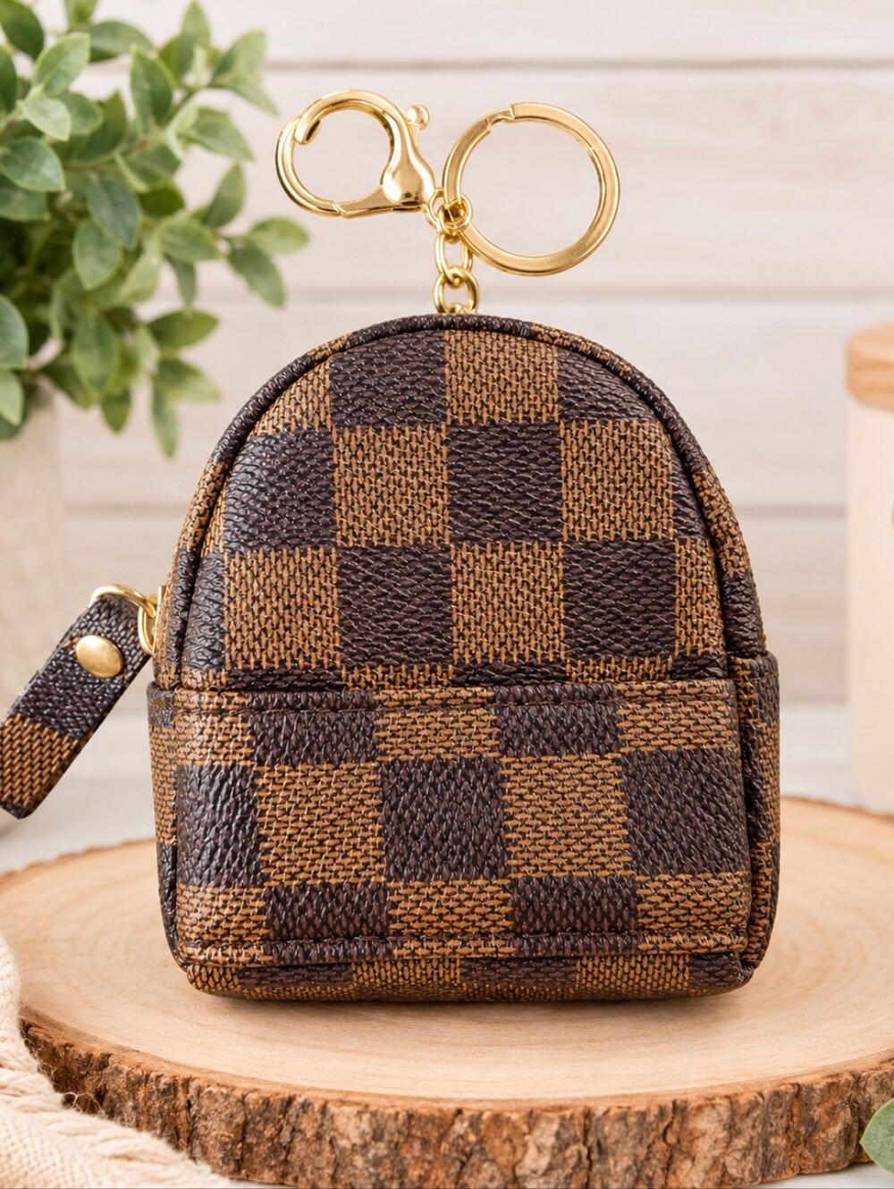 Mini Backpack Keychain Bag